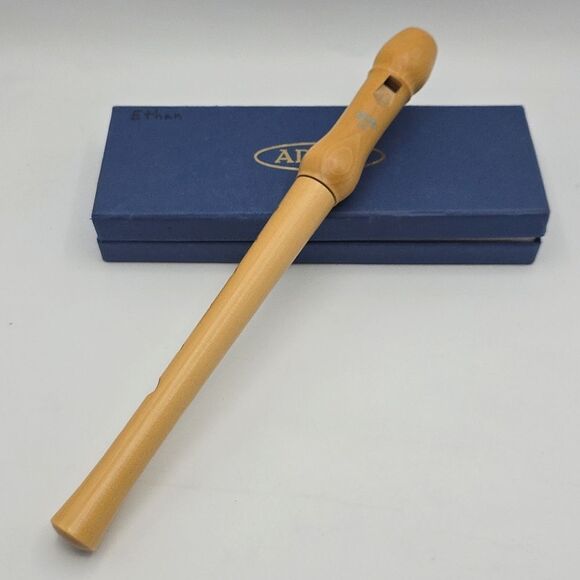 Vintage Adler Wooden Recorder with Original Case – Kids Beginner Flute - Picture 4 of 17